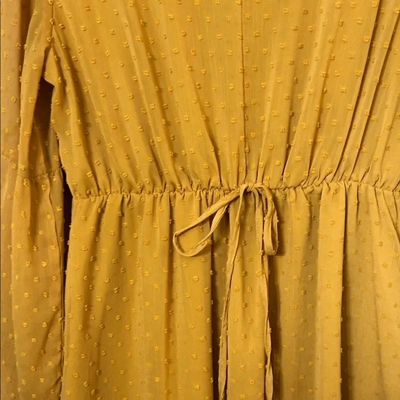SHEIN Mustard Long Sleeve Dress - Picture 3 of 7
